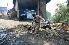 ثالث وفاة جراء الحرائق في إسبانيا