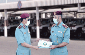 قائد عام شرطة رأس الخيمة يكرم متميزي المركزية 