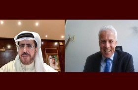 الطاير يبحث تعزيز التعاون المشترك مع قنصل عام المملكة المتحدة في دبي 