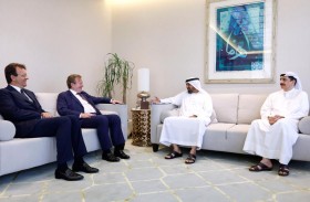 أحمد بن سعيد يلتقي في دبي الرئيس والمدير التنفيذي لشركة مارش العالمية