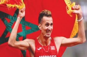 الإشادات تنهال على المغربي البقالي بعد ذهبية 3 آلاف م موانع 