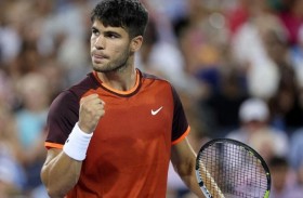 المطر يوقف مباراة ألكاراس ومونفيس بدورة سينسيناتي 