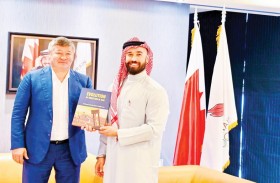 الأولمبية البحرينية تلتقي رئيس الاتحاد الآسيوي للمصارعة 