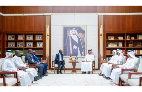 عمار النعيمي يستقبل السفير السنغالي