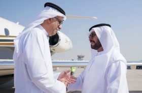 حمدان بن مبارك يستقبل رئيس الاتحاد الآسيوي لكرة القدم