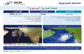 بيبرجوي في بحر العرب تحول إلى الدرجة الثانية ولا تأثير على الدولة