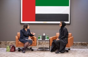 نورة الكعبي تلتقي سفيرة سلوفينيا لدى الدولة