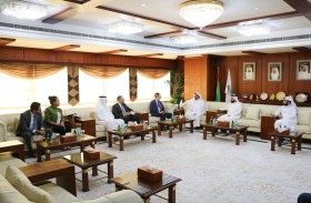 غرفة عجمان تستقبل وفداً من «الغرفة التجارية العربية البرازيلية»