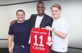 بايرن ينهي الجدل ويضم جاكسون على سبيل الإعارة 