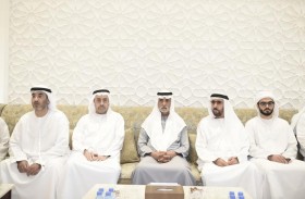 نهيان بن مبارك يعزي بوفاة سعيد البلوشي