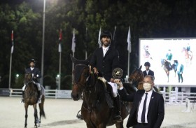 «محمد الرميثي» يواصل حصد الثنائيات بدوري الإمارات لونجين لقفز الحواجز و ناصر الجنيبي يحلق بلقب الفئات الـ 3 