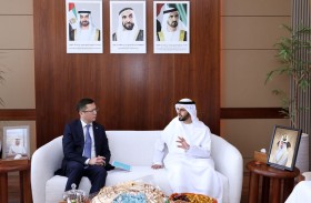 رئيس الشؤون الإسلامية والأوقاف والزكاة يستقبل سفير كازاخستان لدى الدولة