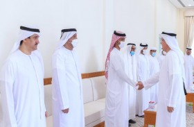 ولي عهد عجمان يعزي في وفاة الشيخة فاطمة بنت علي المعلا