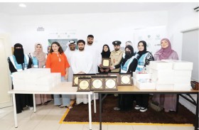 طلبة جامعة دبي يشاركون في سلسلة من المبادرات المجتمعية التطوعية  