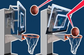 سلة ذكية تضمن دخول الكرة