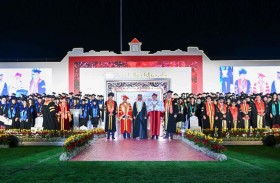عمار بن حميد يشهد حفل تخريج 561 طالبا من جامعة الخليج الطبية بعجمان