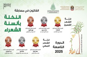 إعلان أسماء الفائزين بمسابقة «النخلة بألسنة الشعراء» بدورتها التاسعة 2025