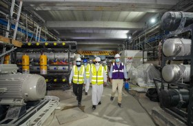 إنجاز 79 % من مشروع محطة تحلية مياه البحر بتقنية التناضح العكسي في مجمع محطات جبل علي