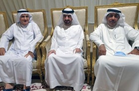 عبدالله بن سالم القاسمي يعزي في وفاة حميد عبيد آل علي