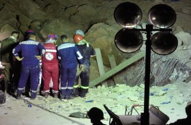 انهيار ترابي في العراق وأعمال الإنقاذ مستمرة 