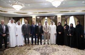 هزاع بن زايد يستقبل الفائزين بالدورة الـ18 لجائزة خليفة التربوية من منطقة العين