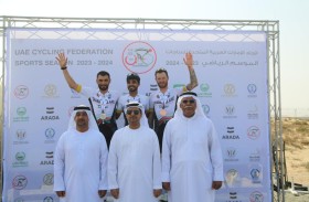 شباب الأهلي يفوز بسباق الحمرية للدراجات الهوائية