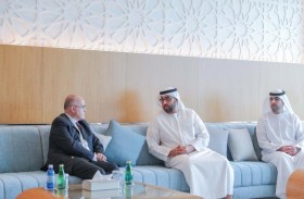 ولي عهد أم القيوين يستقبل سفير كوستاريكا