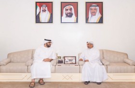 حاكم الفجيرة يستقبل ولي عهد أم القيوين