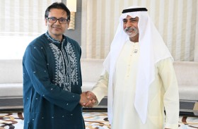 نهيان بن مبارك يستقبل المبعوث الخاص لرئيس وزراء بنغلاديش