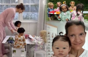 أم لـ 19 طفلاً من السيليكون.. سيدة تجني ثروة من عائلة غير بشرية