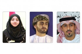 سلطان بن خليفة بن شخبوط آل نهيان  يهنيء وزيري الرياضة والتنمية الاجتماعية بسلطنة عمان