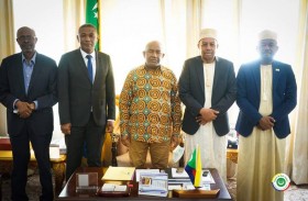 رئيس الاتحاد القمري يستقبل رئيس البرلمان الدولي للتسامح والسلام