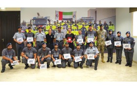 شرطة أبوظبي تنظم دورة الكشف عن المتفجرات مع الداخلية الفرنسية