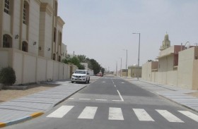 بلدية مدينة أبوظبي تنجز أعمال إنشاء مداخل ومواقف سيارات لمسجد في منطقة الرحبة