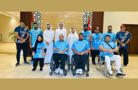 سفارة الدولة في مسقط تستقبل بعثة فريق ألعاب القوى بنادي خورفكان للمعاقين
