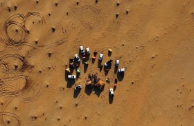 الصحراء ملاذ من صخب المدينة في العراق 