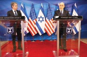 بلينكن:‏ ندعم حق الإسرائيليين والفلسطينيين في العيش بسلام وأمان ‏