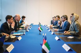 عبدالله بن زايد يلتقي وزير الاقتصاد والمالية والصناعة الفرنسي