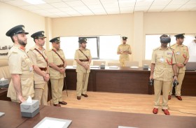 اللواء المري يتفقد الإدارة العامة للتحريات والمباحث الجنائية