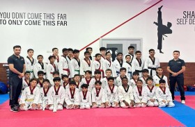 موسم مميز للاعبي الشارقة للدفاع عن النفس في رياضة التايكواندو