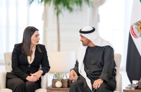 رئيس الدولة يستقبل وزيرة الشؤون الداخلية في أرمينيا