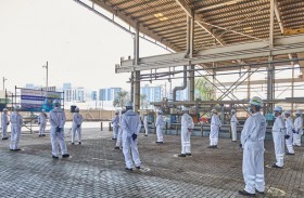 الأحواض الجافة العالمية تبدأ خط الإنتاج على مشروع القرص الدوار لسفينة جوتن العائمة