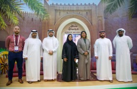 مسؤولو هيئة النقل عجمان يزورون منصة الهيئة في معرض سوق السفر العربي