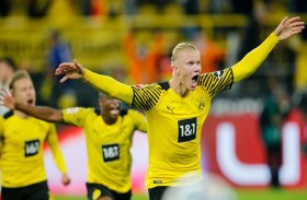 هالاند يسجل هدفاً قاتلاً لدورتموند على هوفنهايم