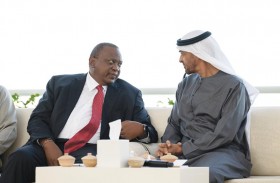 محمد بن زايد يبحث مع رئيس كينيا العلاقات الثنائية وعدداً من القضايا محل الاهتمام المشترك