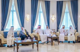 حاكم الشارقة والشيوخ يقدمون واجب العزاء في وفاة مريم بنت سلطان القاسمي