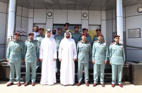 ولي عهد أم القيوين يزور إدارة الدفاع المدني