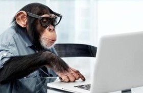 العالم سينتهي قبل أن يتعلم القرد كتابة أعمال شكسبير