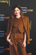 الممثلة الأمريكية كاثرين هان لدى حضورها مهرجان تيليفرس لأكاديمية التلفزيون في لوس أنجلوس. ا ف ب