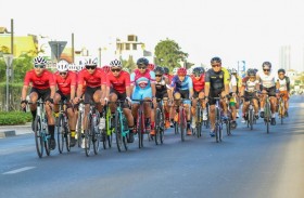 ألف دراج من مختلف الجنسيات يشاركون فى احتفالية باليوم العالمي للدراجات بالشارقة